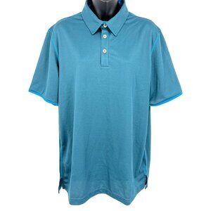 Adidas Mens Blue Golf Polo Shirt Size Medium Golf Climacool Short Sleeve NWT New